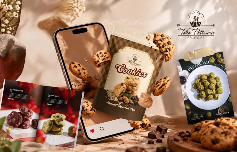 🇲🇾 TAKA PATISSERIE | Bakery Cookie Packaging & Catalogue Design