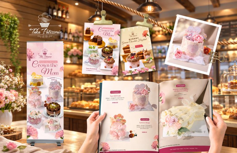 🇲🇾 TAKA PATISSERIE | Bakery Mother’s Day Campaign Design
